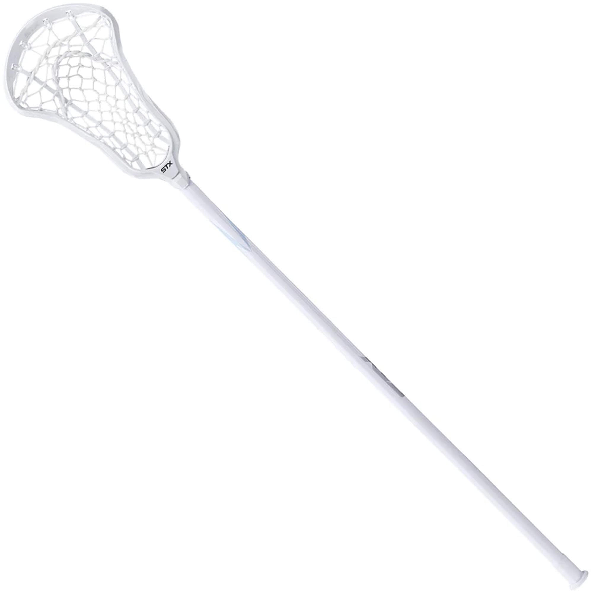 STX Aria Pro-M Lock Pocket 10 Degree Composite Complete Women's Lacrosse Stick - White | Top String Lacrosse