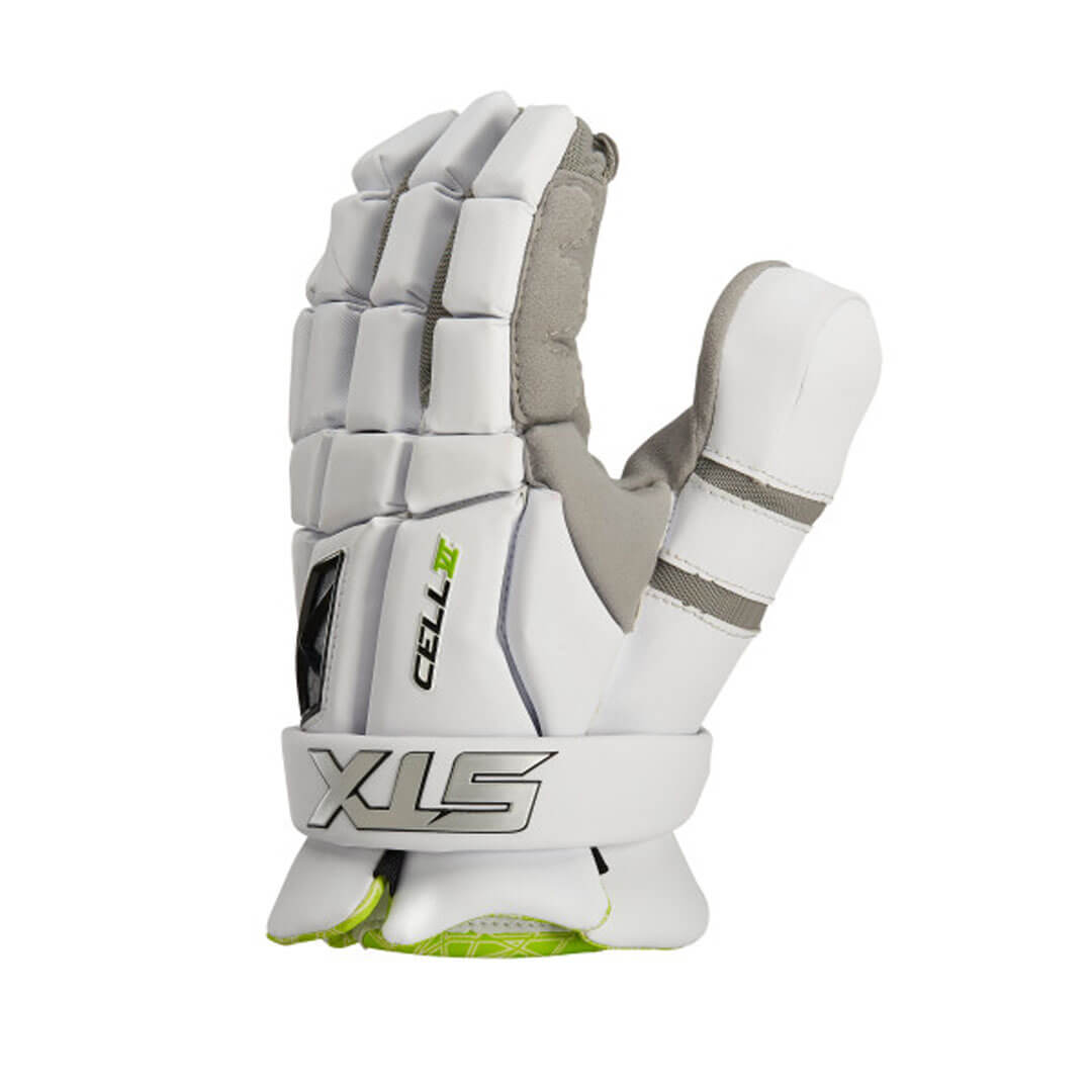 STX Cell VI Lacrosse Goalie Gloves - Top String Lacrosse