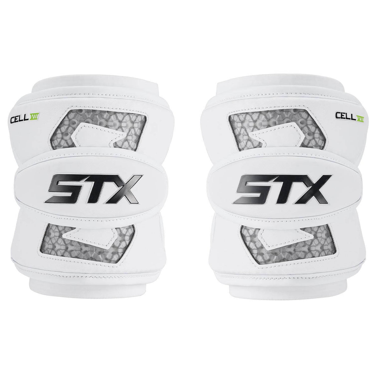 STX Cell VII Lacrosse Elbow Pads - white | Top String Lacrosse