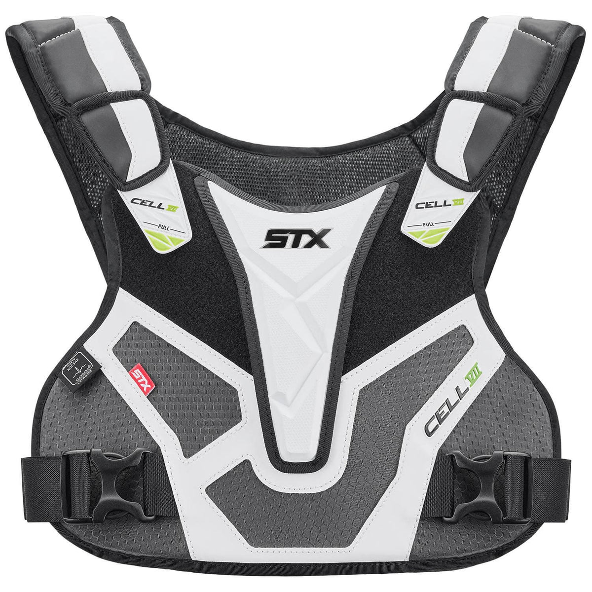 STX Cell VII Lacrosse Shoulder Pad Liner - white | Top String Lacrosse