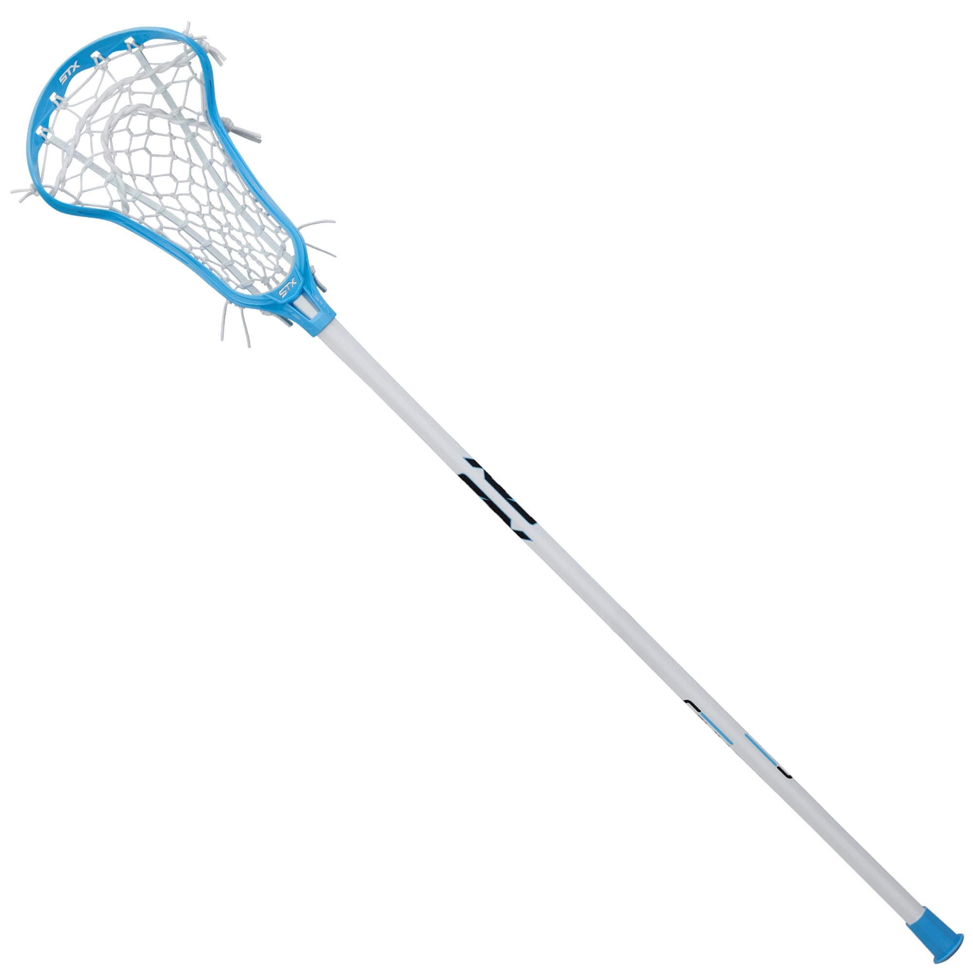 STX Crux Core Composite Complete Women's Lacrosse Stick - White Carolina | Top String Lacrosse