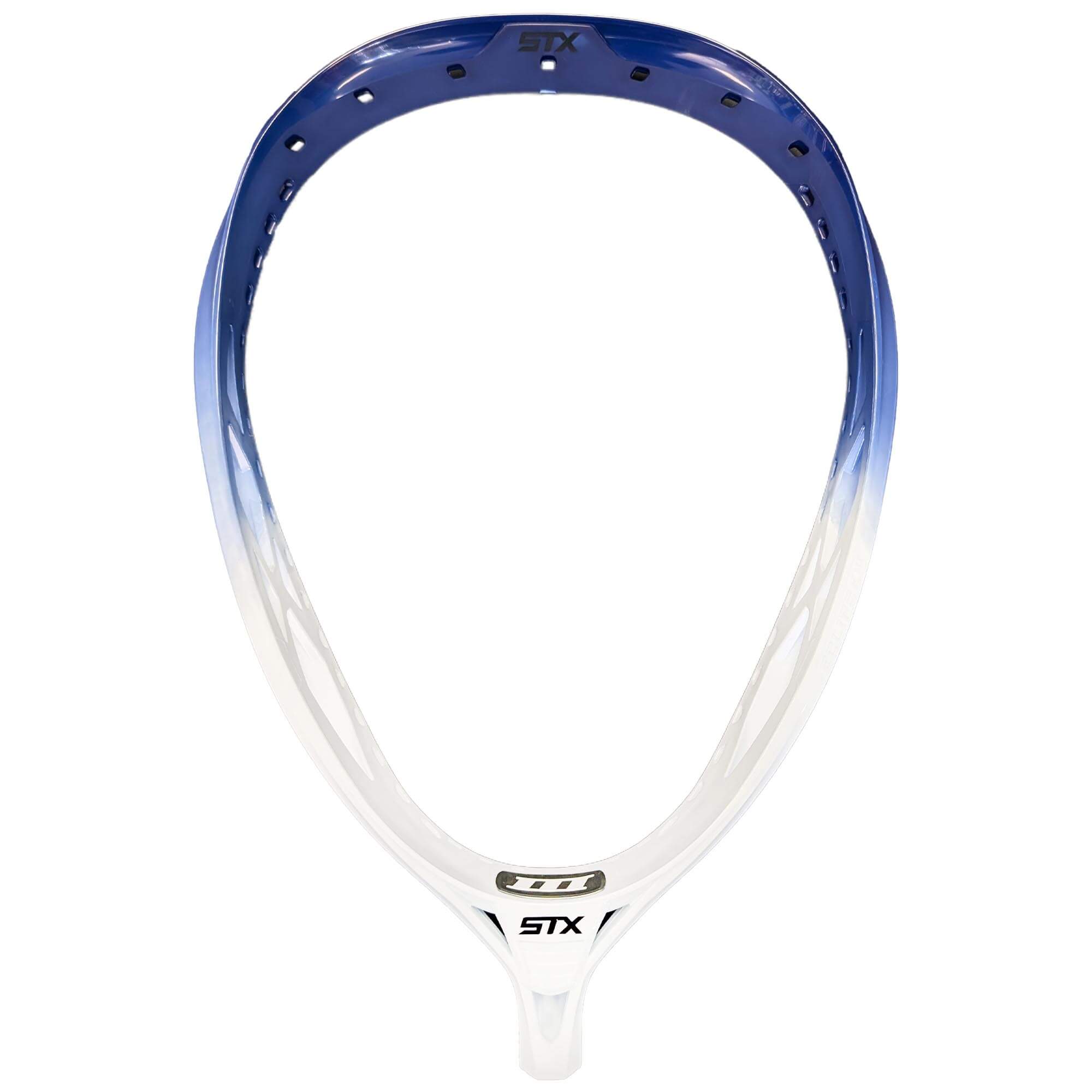 STX Eclipse 3 Dyed Goalie Lacrosse Head - Navy - White | Top String Lacrosse