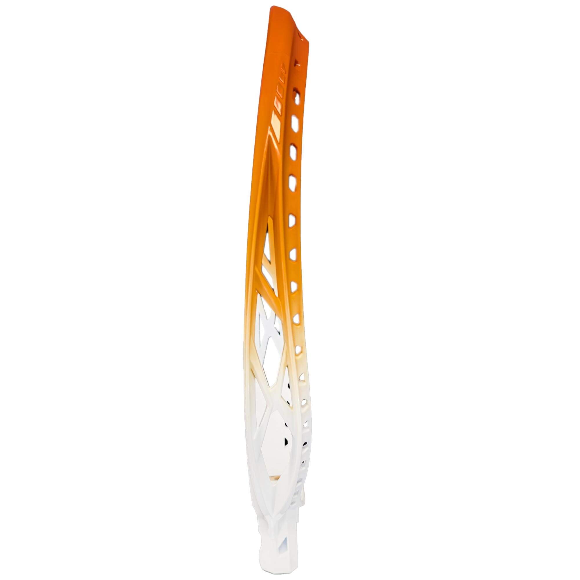 STX Eclipse 3 Dyed Goalie Lacrosse Head - Orange - White | Top String Lacrosse