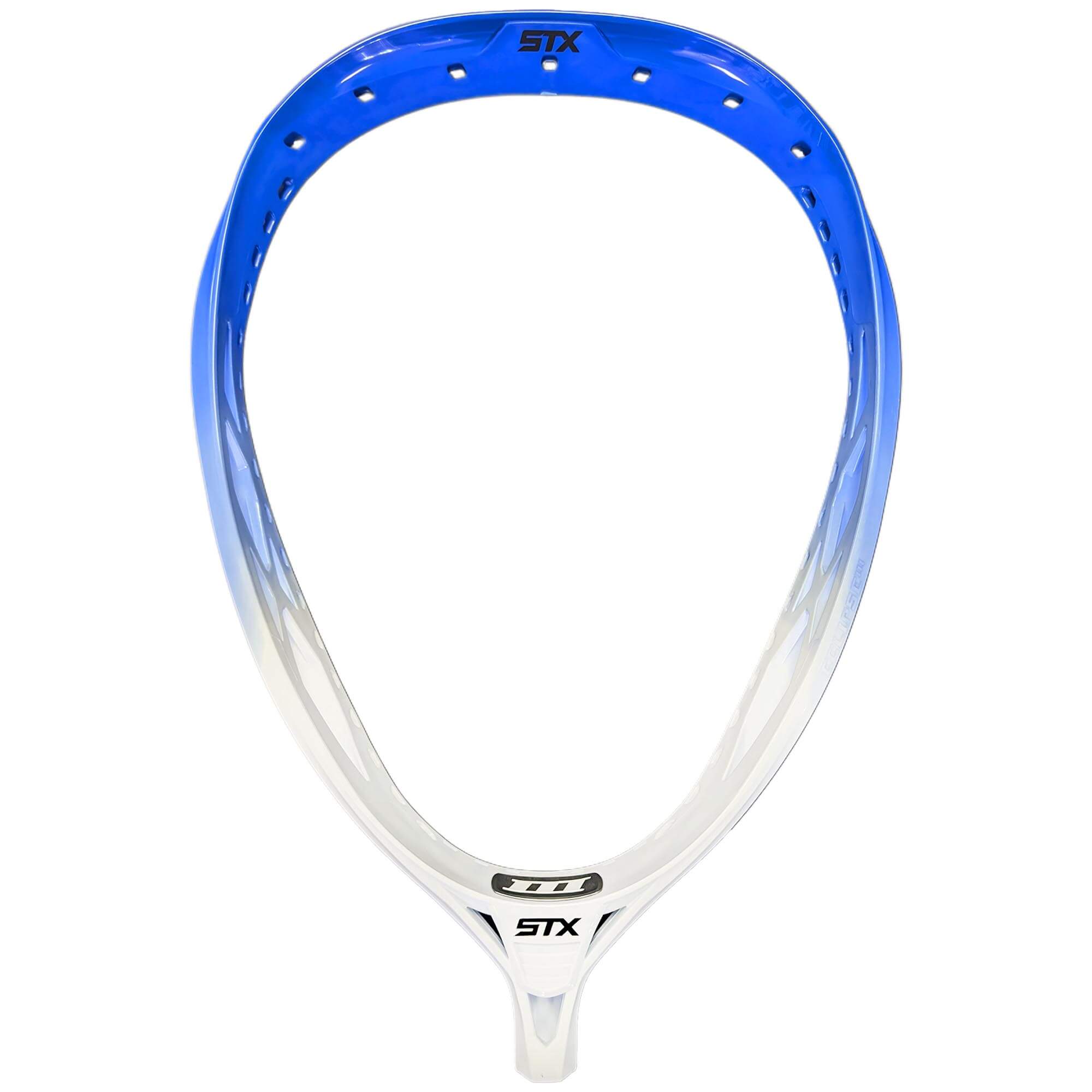 STX Eclipse 3 Dyed Goalie Lacrosse Head - Royal - White | Top String Lacrosse