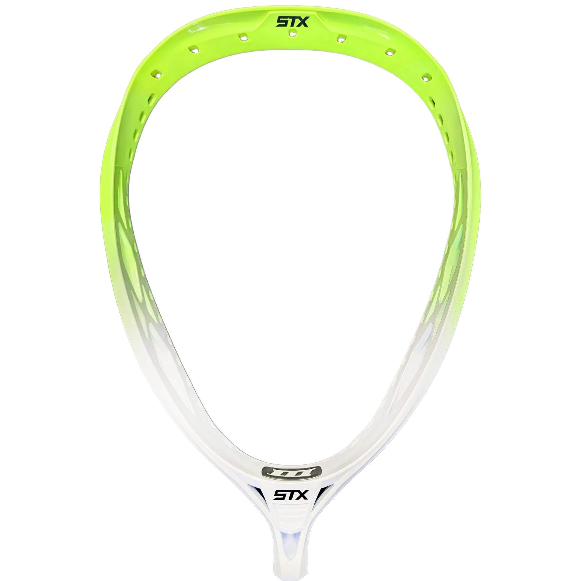 STX Eclipse 3 Dyed Goalie Lacrosse Head - Volt - White | Top String Lacrosse