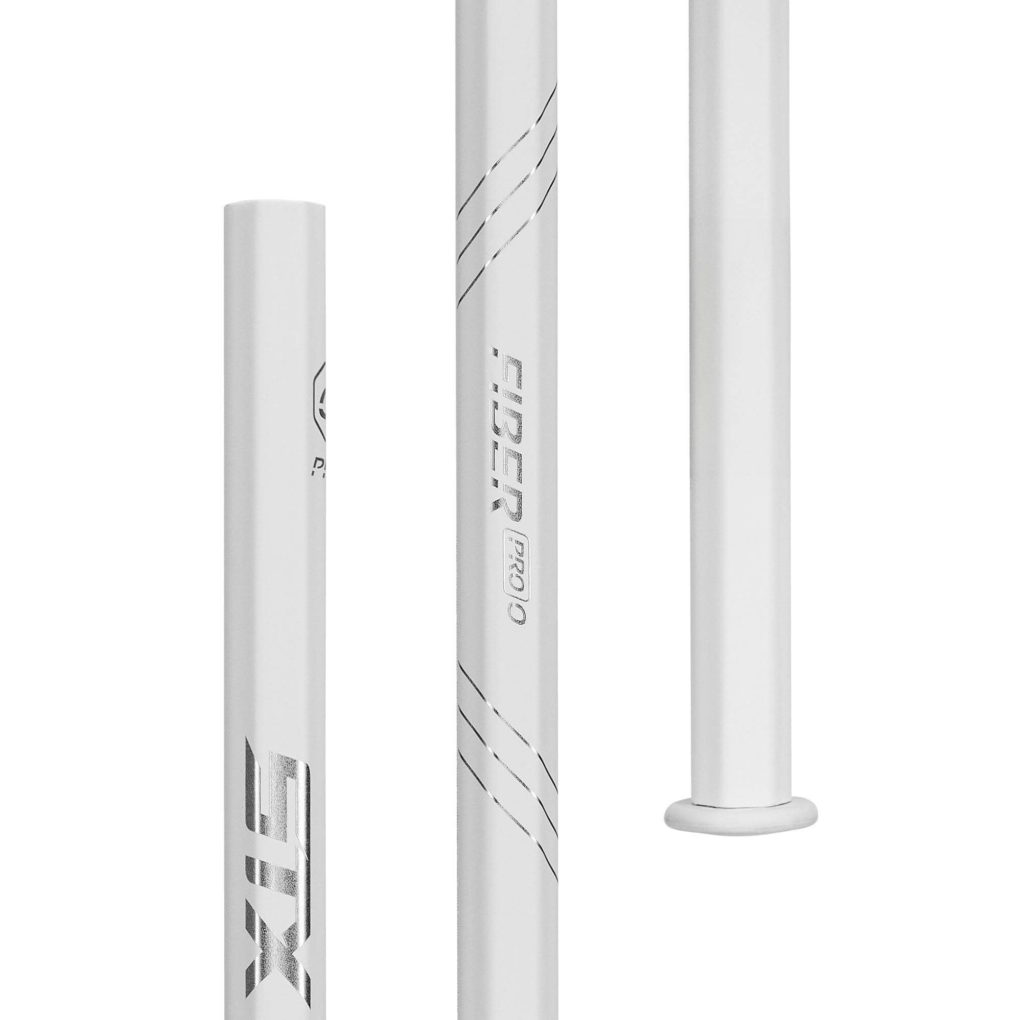 STX Fiber Pro O A/M Composite Men's Lacrosse Shaft - White | Top String Lacrosse