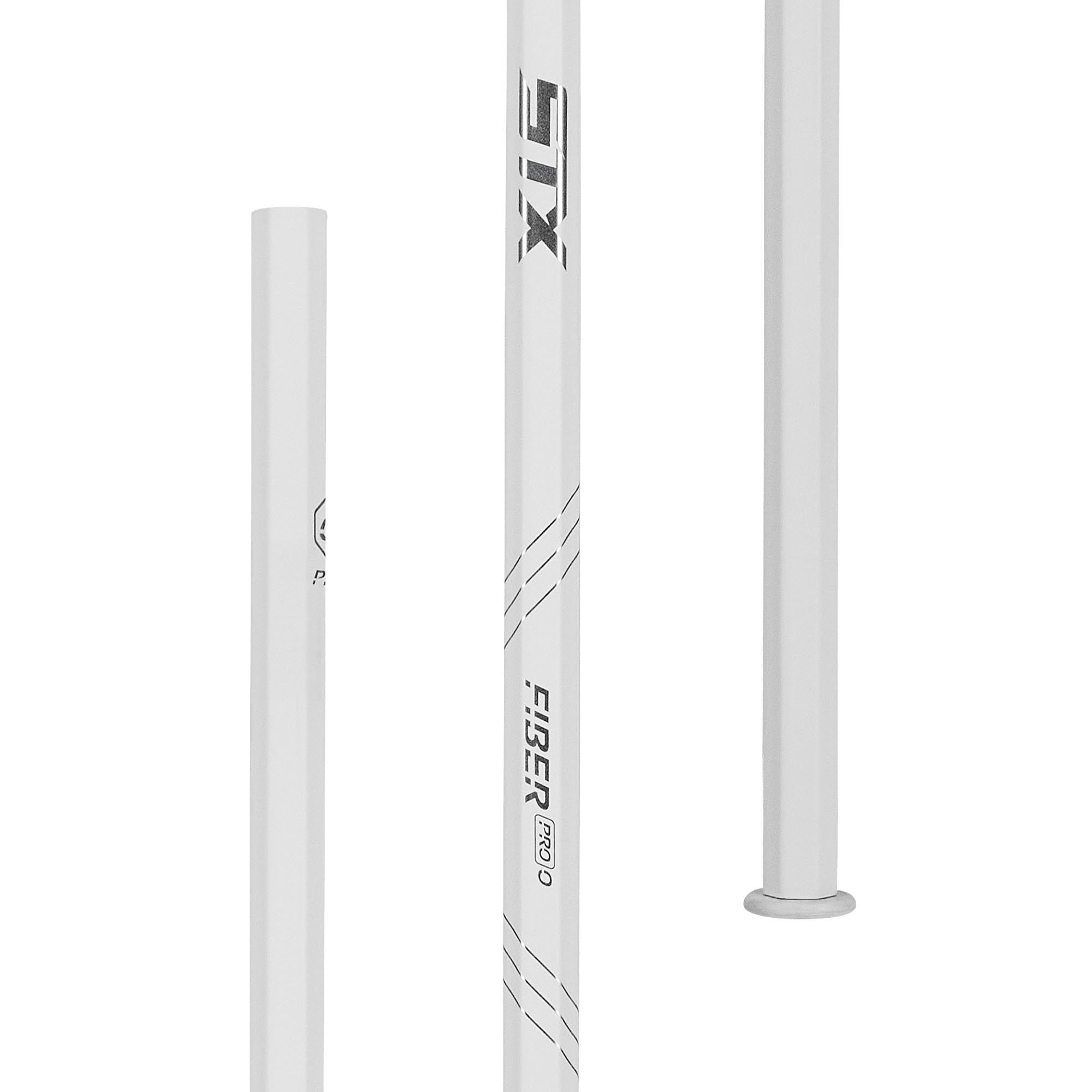 STX Fiber Pro O Defense Lacrosse Shaft - White | Top String Lacrosse