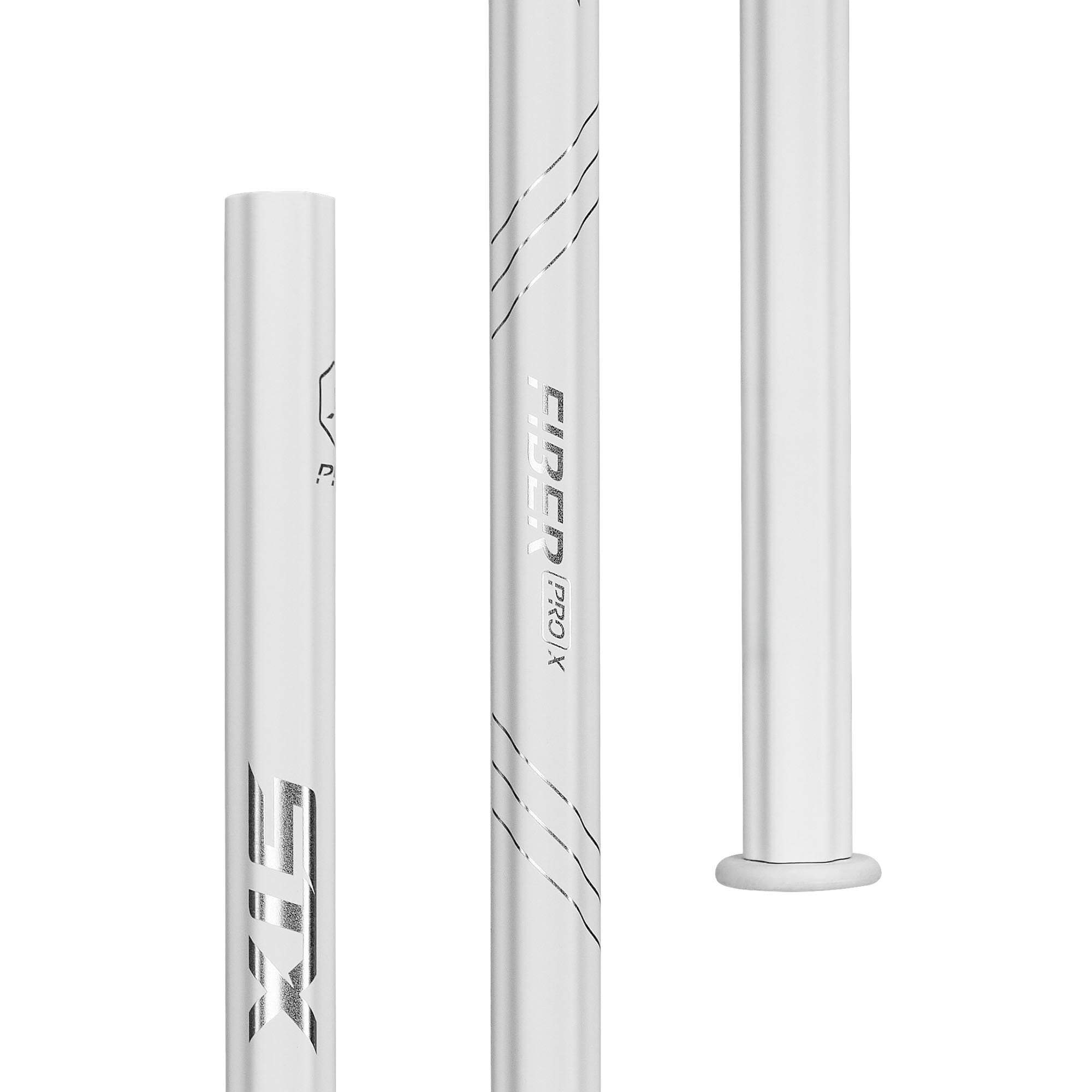 STX Fiber Pro X A/M Composite Men's Lacrosse Shaft - White | Top String Lacrosse