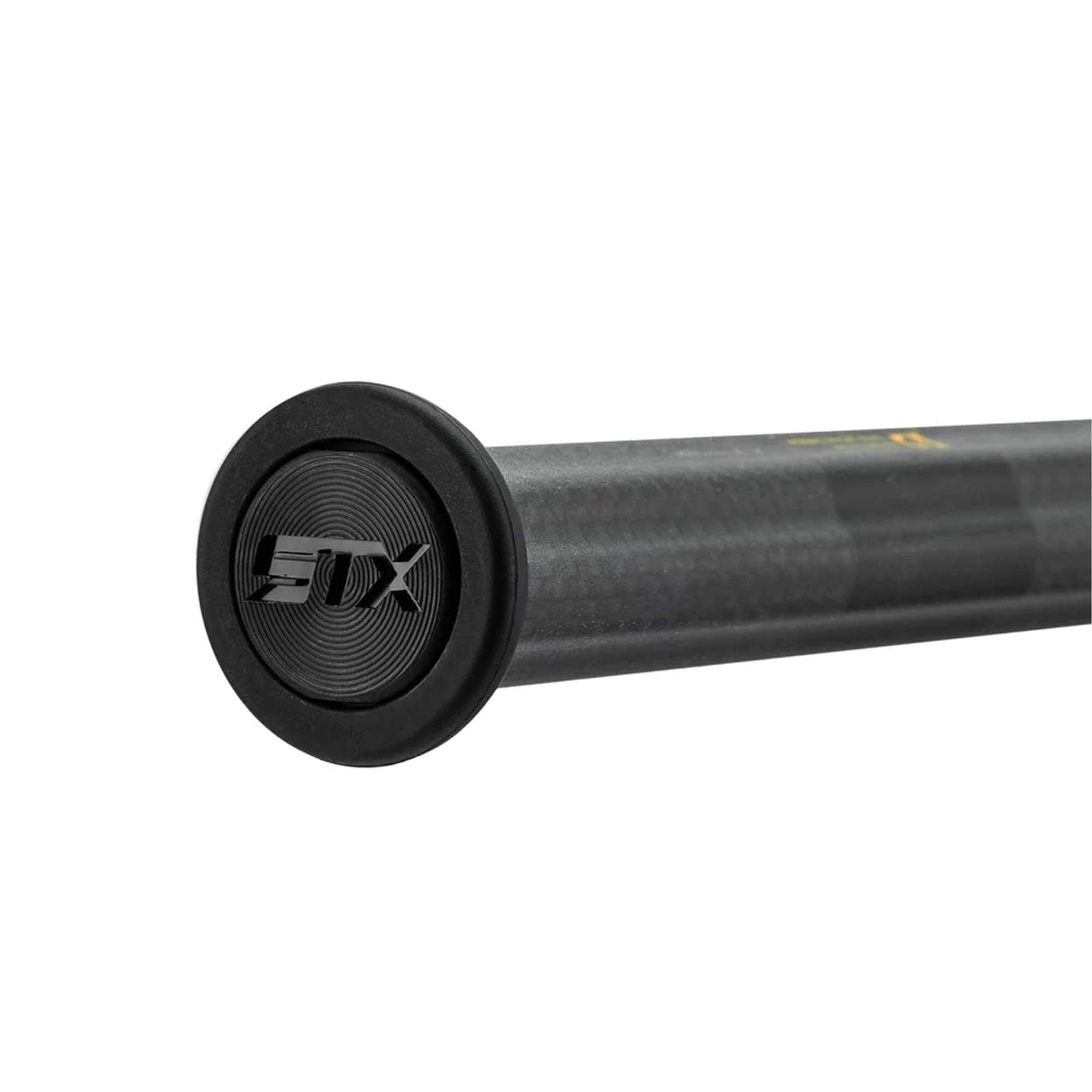 STX Fiber X LE Black/Gold Composite Attack Lacrosse Shaft | Top String Lacrosse