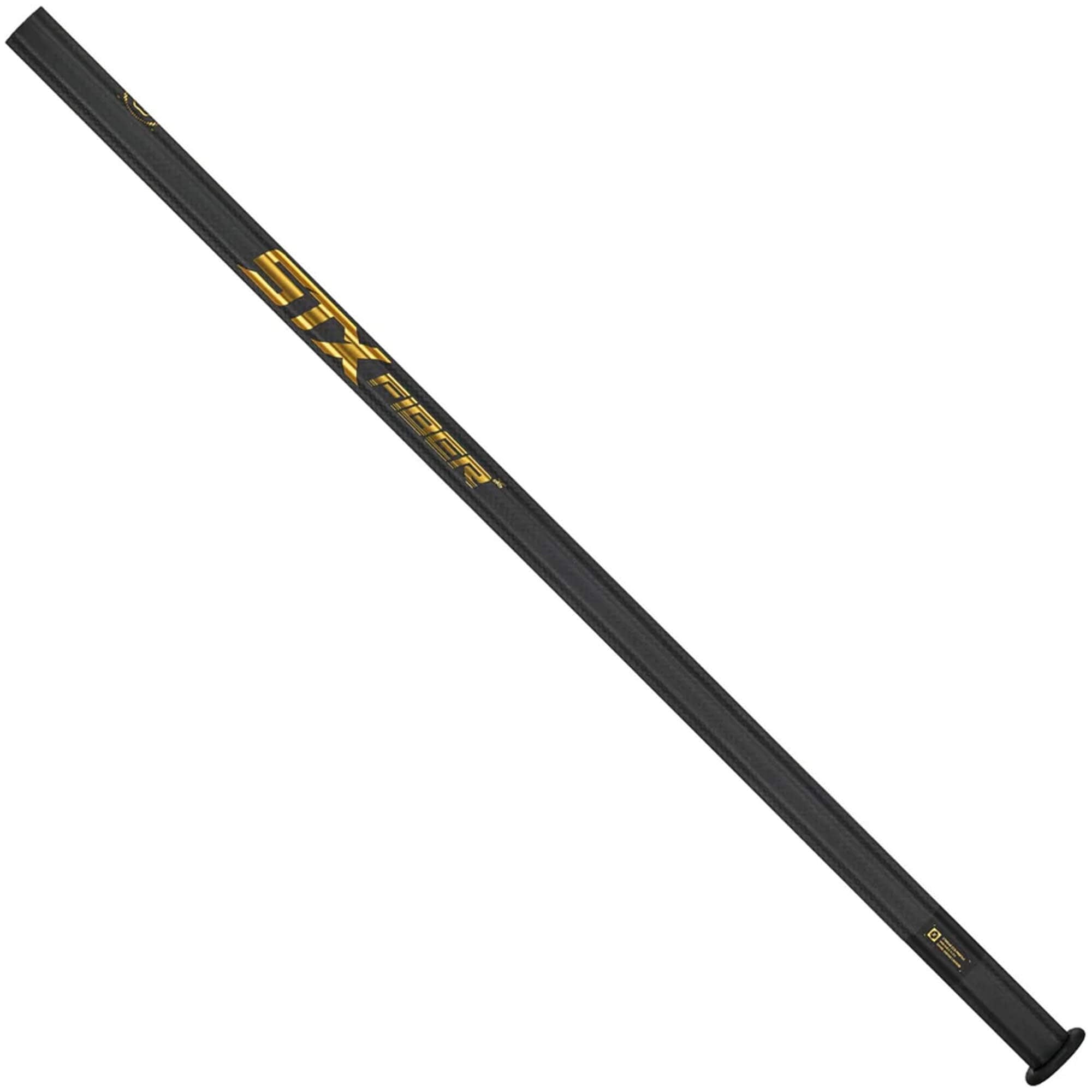 STX Fiber X LE Black/Gold Composite Attack Lacrosse Shaft | Top String Lacrosse