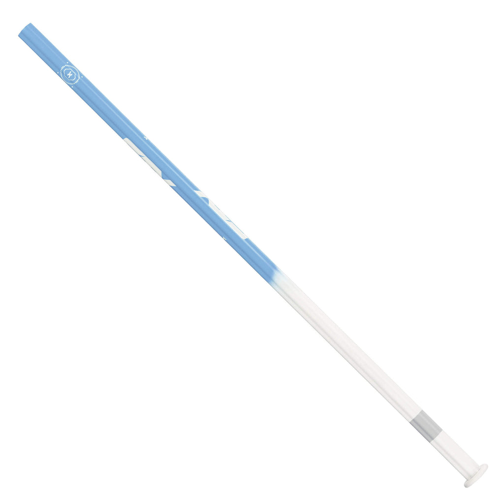 STX Fiber X Fade Carolina Blue Composite Attack Lacrosse Shaft Top
