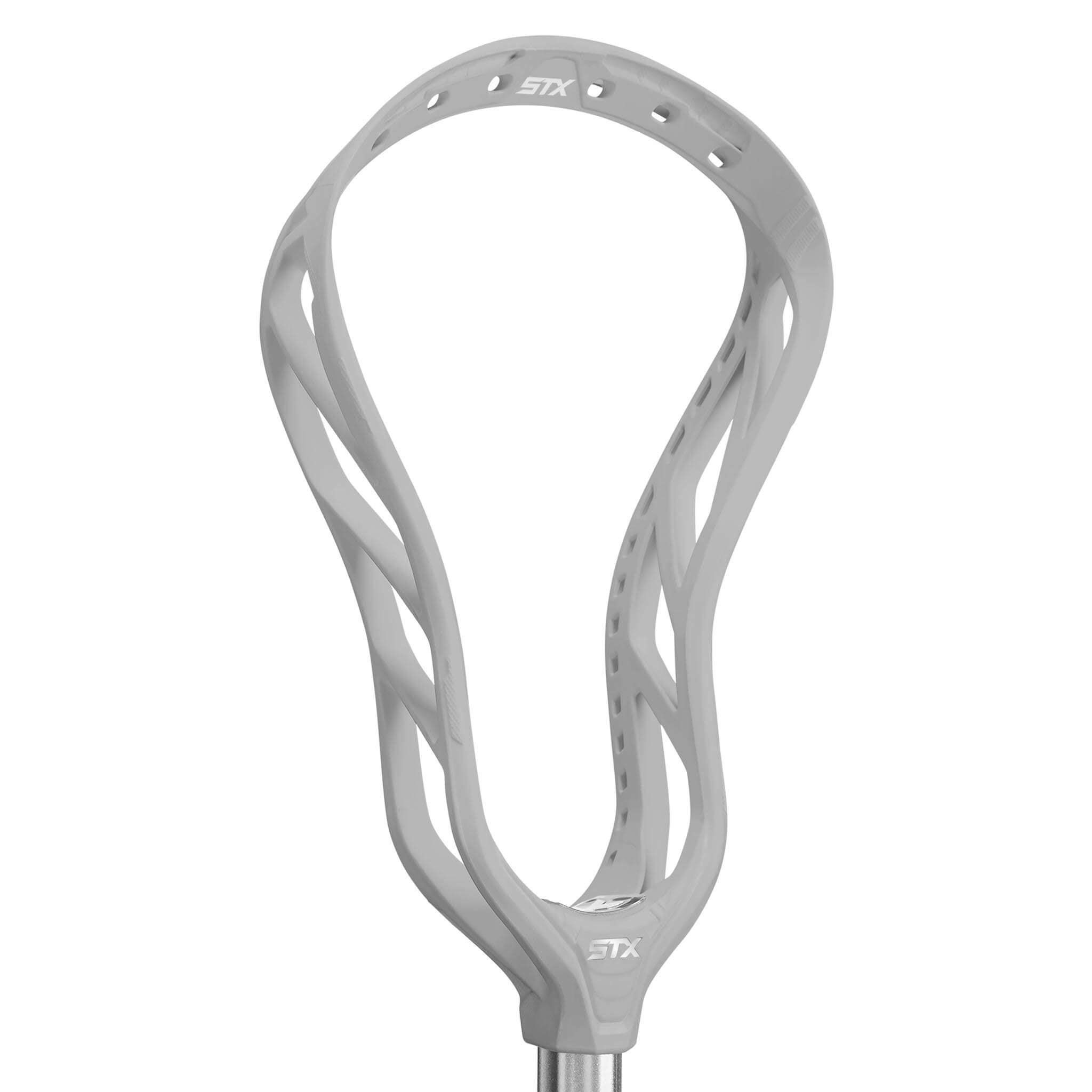 STX Hammer 1K Limited Edition Grey Lacrosse Head - Angle | Top String Lacrosse