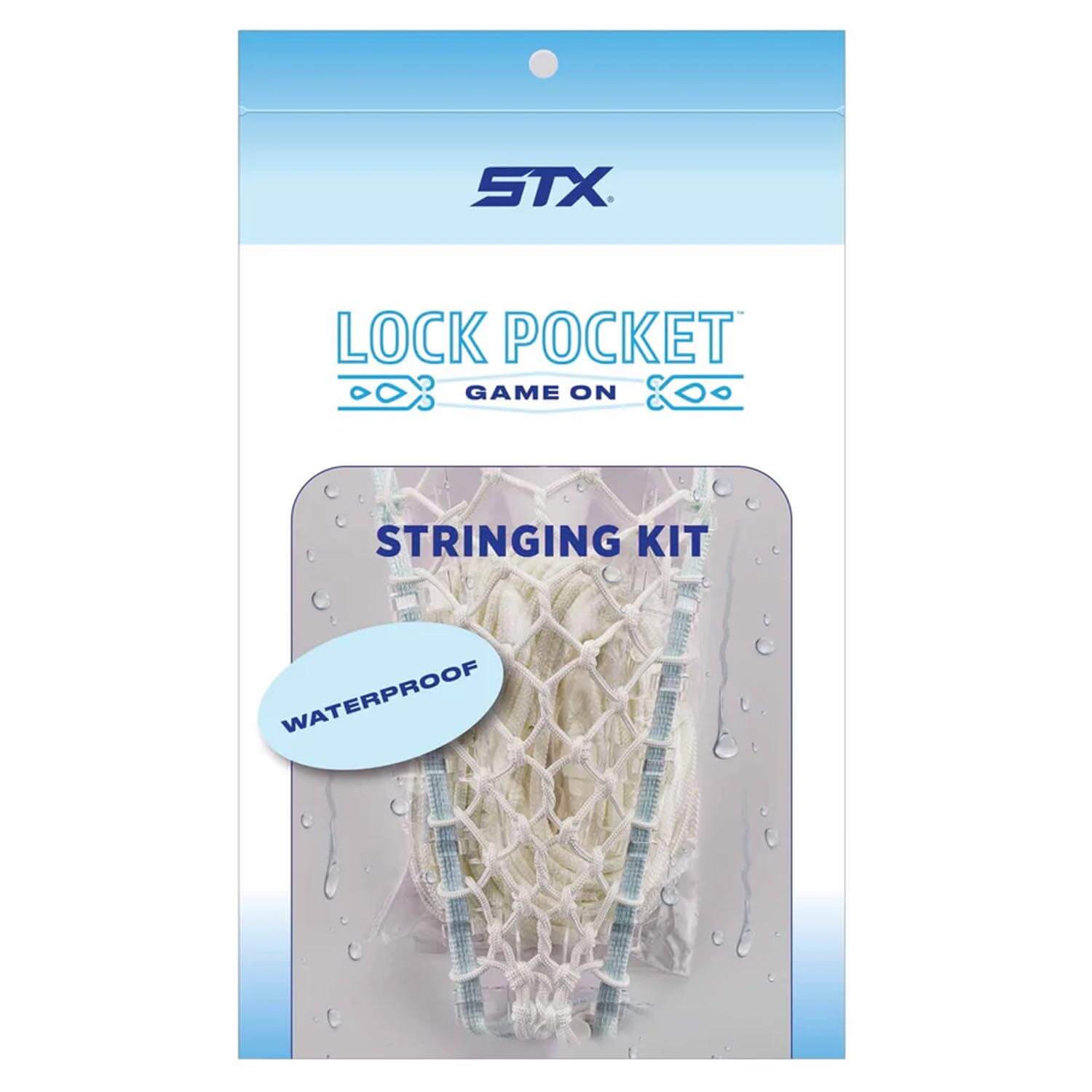 STX Waterproof Lock Pocket Women's Lacrosse Stringing Kit - White | Top String Lacrosse