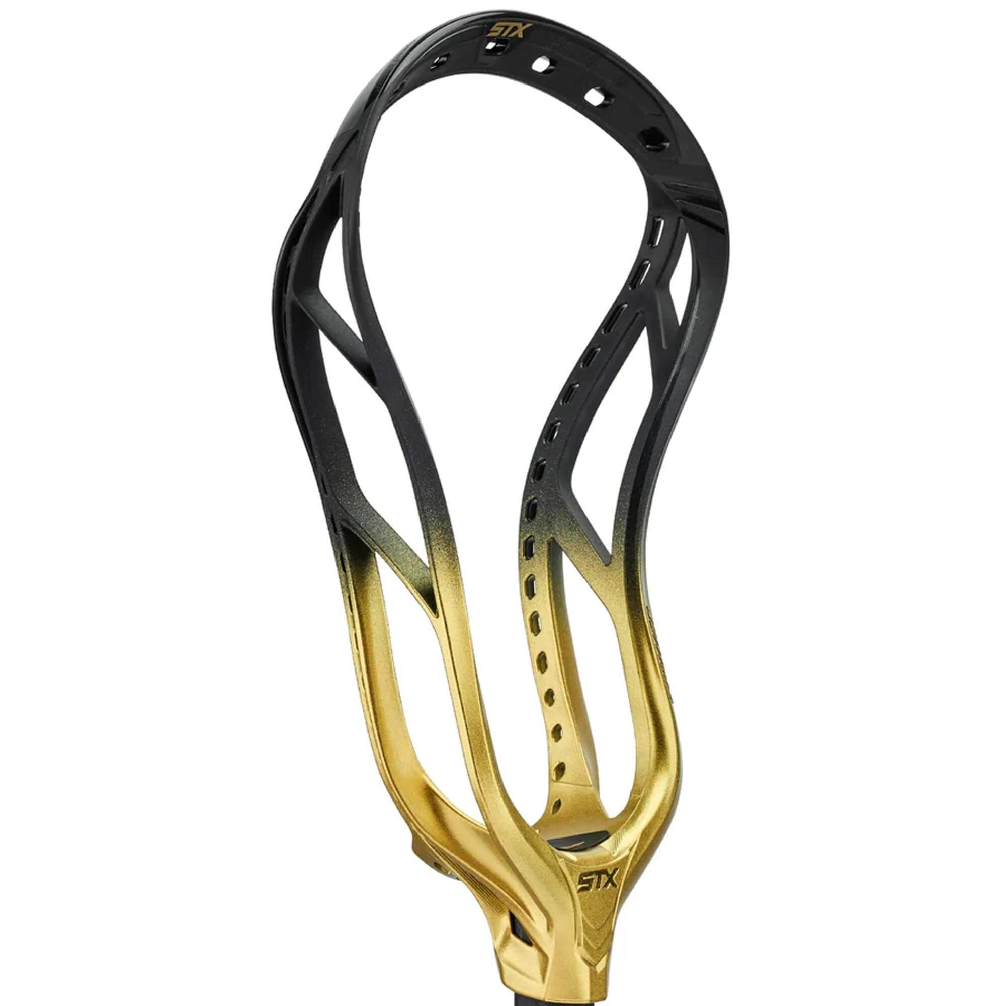 STX Stallion 1K LE Black/Gold Fade Lacrosse Head | Top String Lacrosse