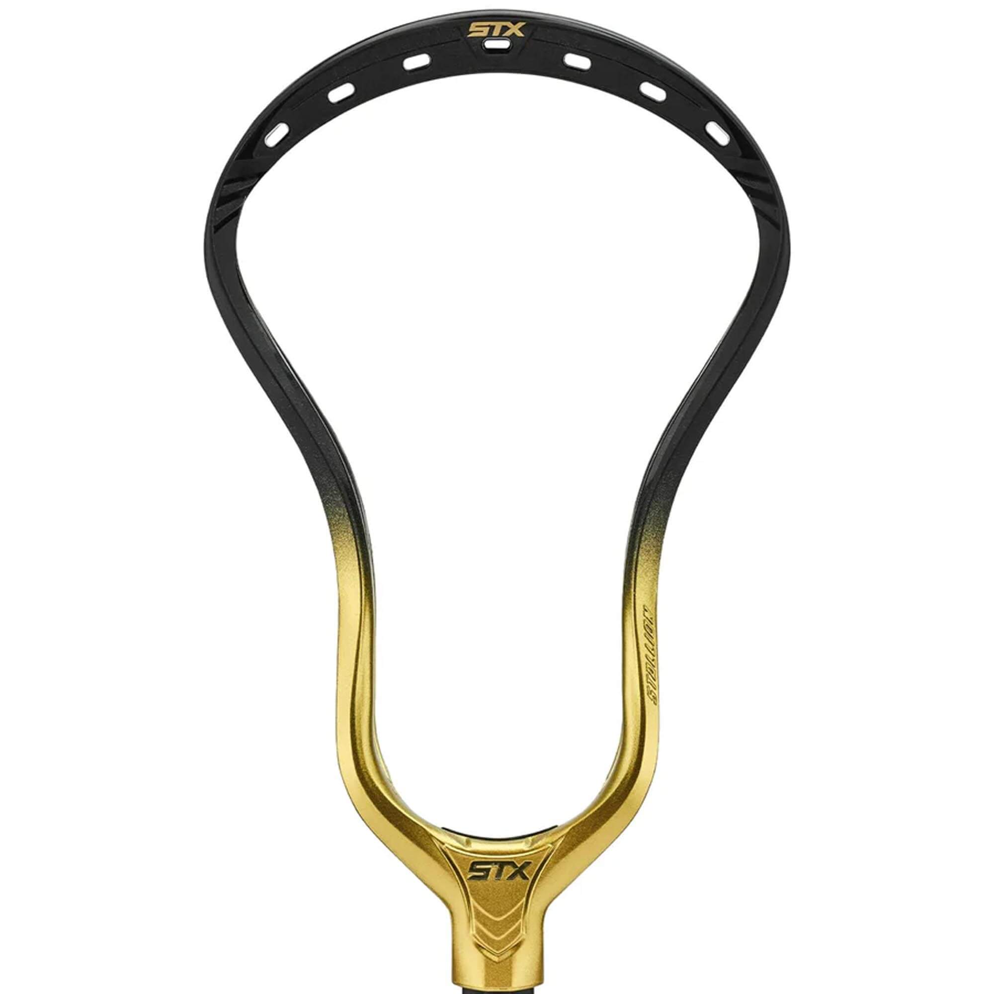 STX Stallion 1K LE Black/Gold Fade Lacrosse Head | Top String Lacrosse