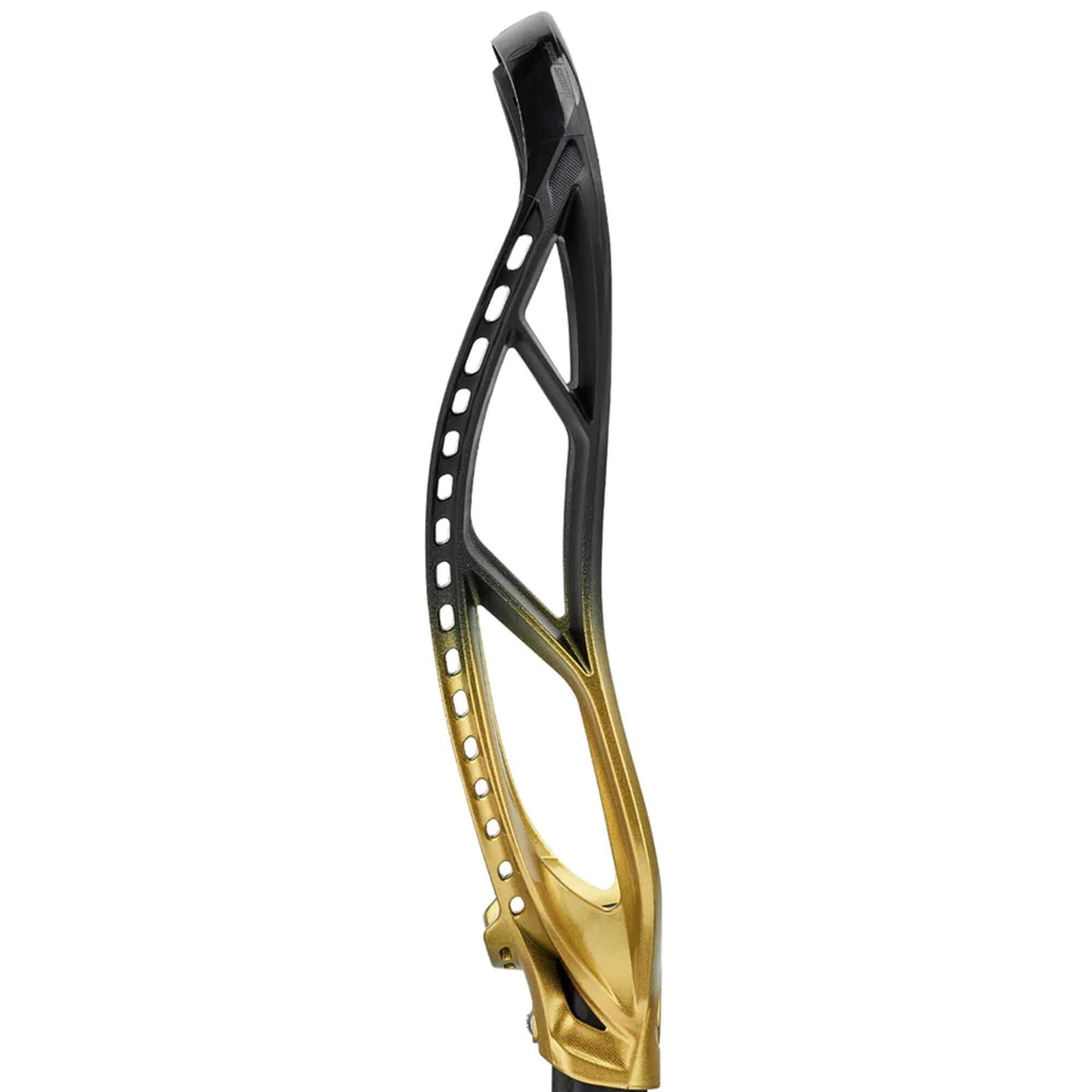 STX Stallion 1K LE Black/Gold Fade Lacrosse Head | Top String Lacrosse