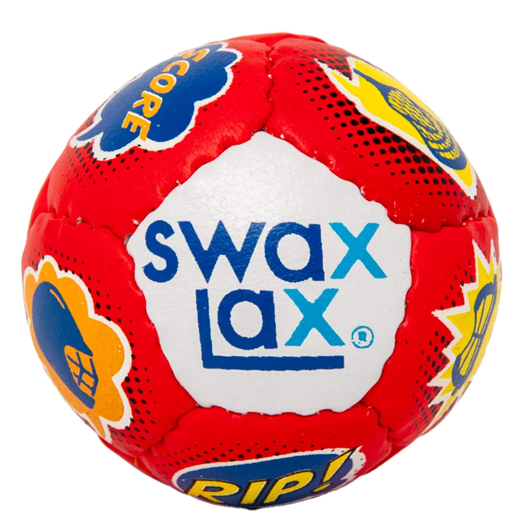 Swax Lax Soft Weighted Lacrosse Training Ball - Red Comics | Top String Lacrosse