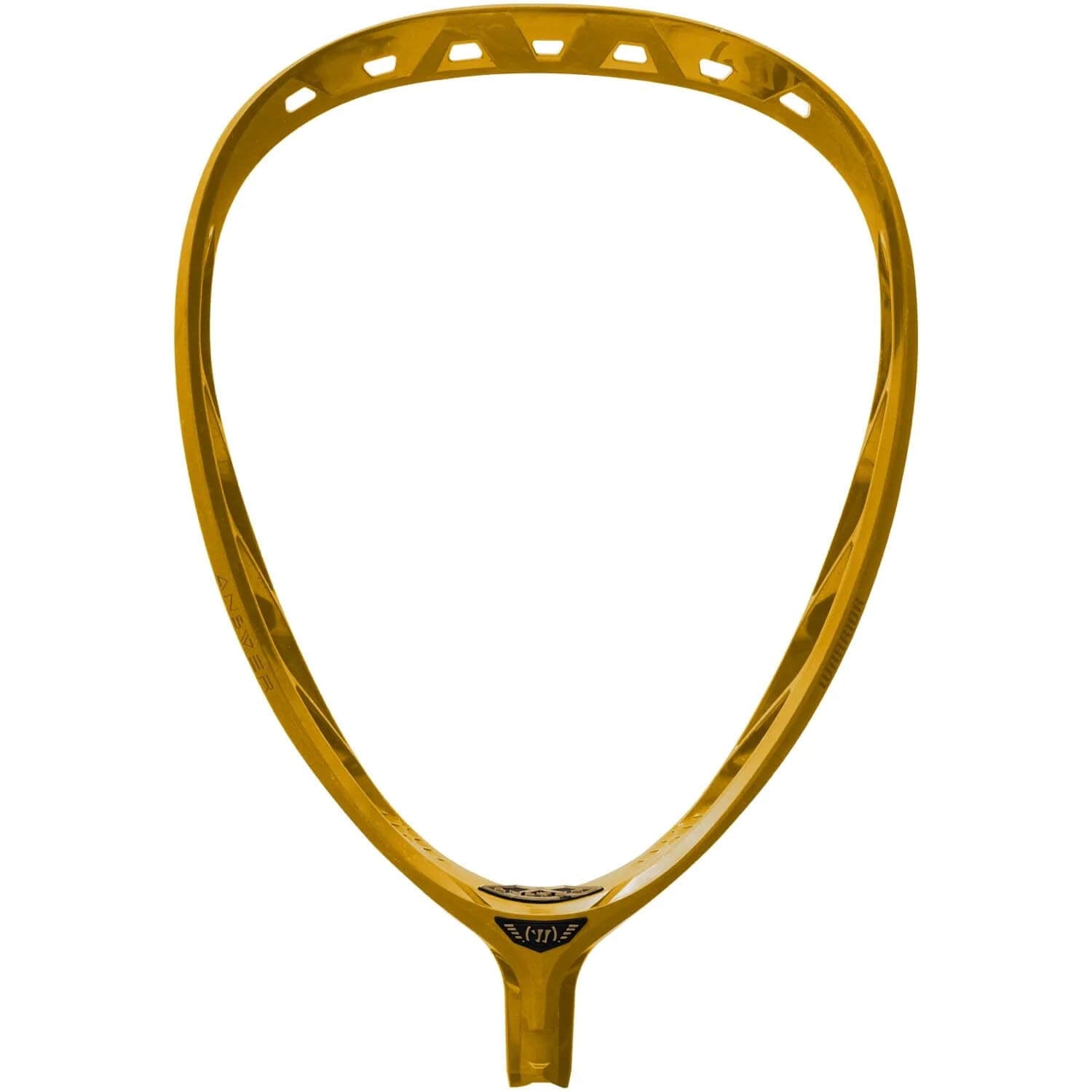 Warrior Answer Goalie Lacrosse Head - Gold Rush | Top String Lacrosse