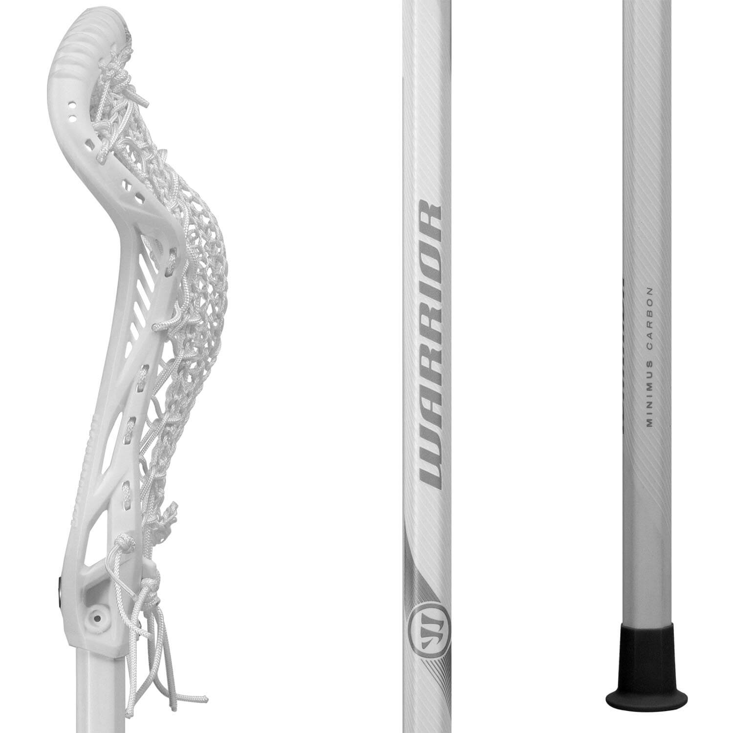 Warrior Anthem Pro Valkyrie Pocket Composite Complete Women's Lacrosse Stick - White | Top String Lacrosse