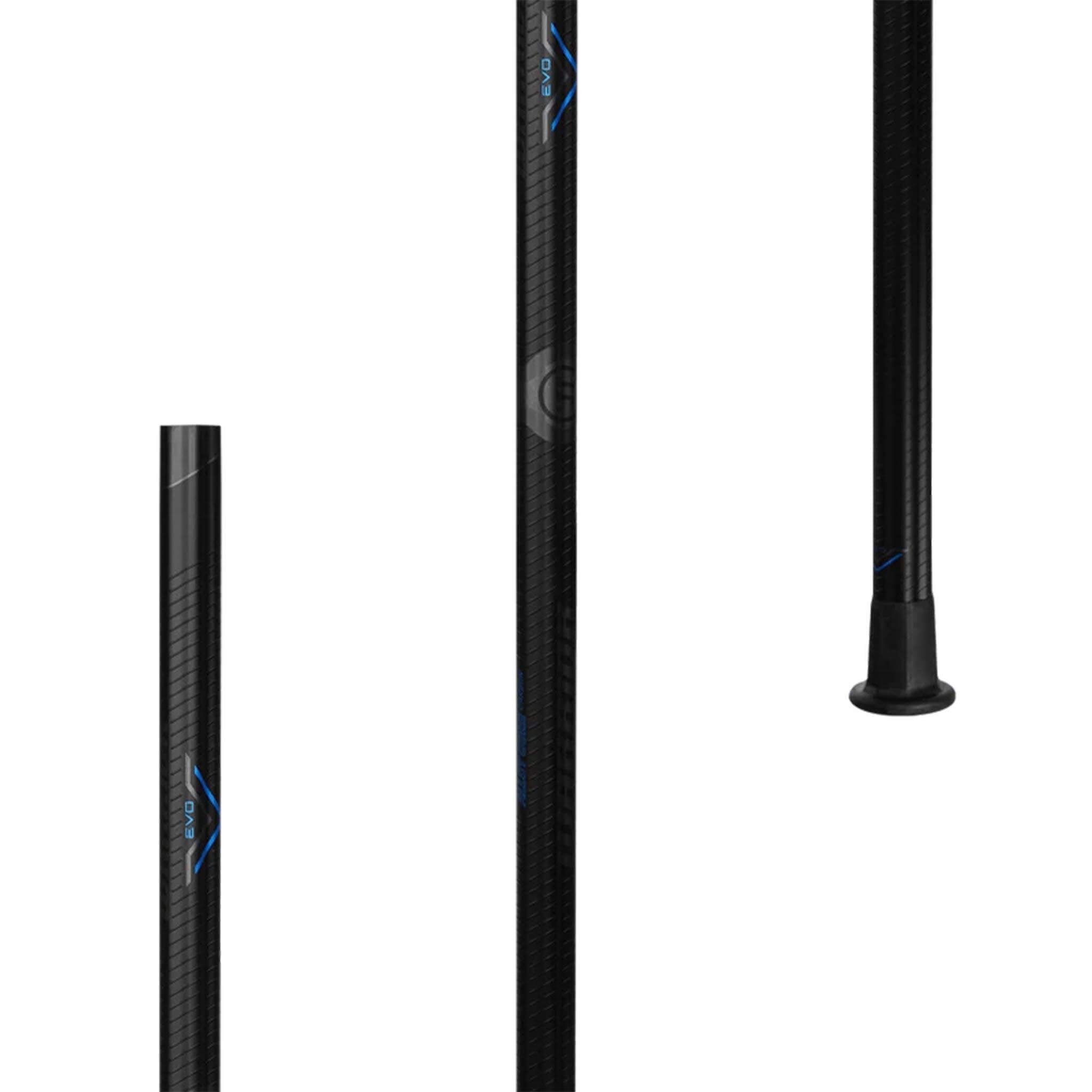 Warrior Evo V Lacrosse Attack Shaft - Black | Top String Lacrosse