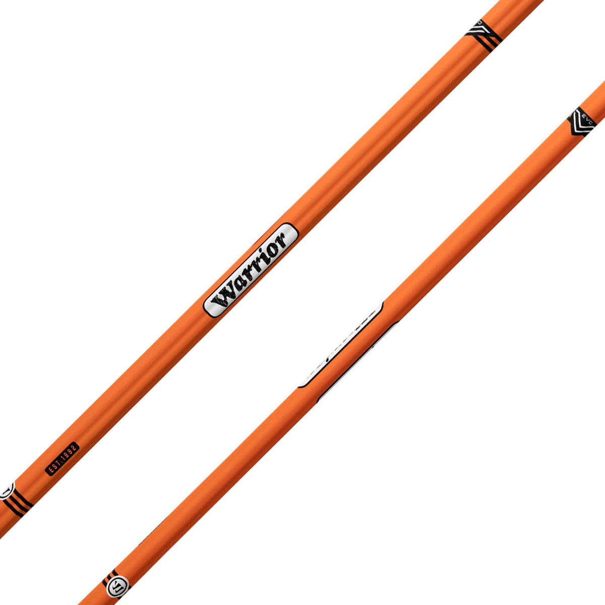 Warrior Evo V LE Cabin Fever Orange Lacrosse Attack Shaft | Top String Lacrosse
