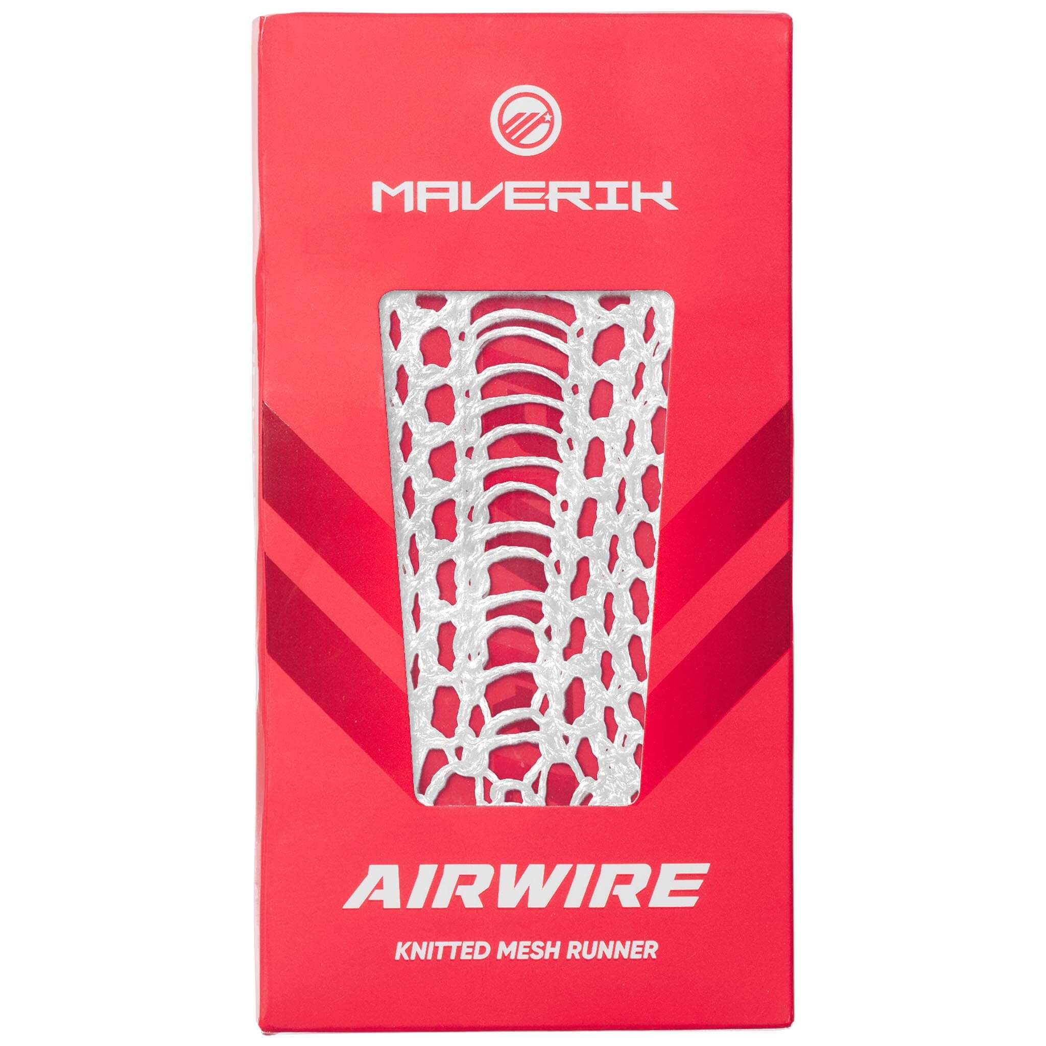 Maverik AirWire Women's Lacrosse Mesh Runner - White | Top String Lacrosse