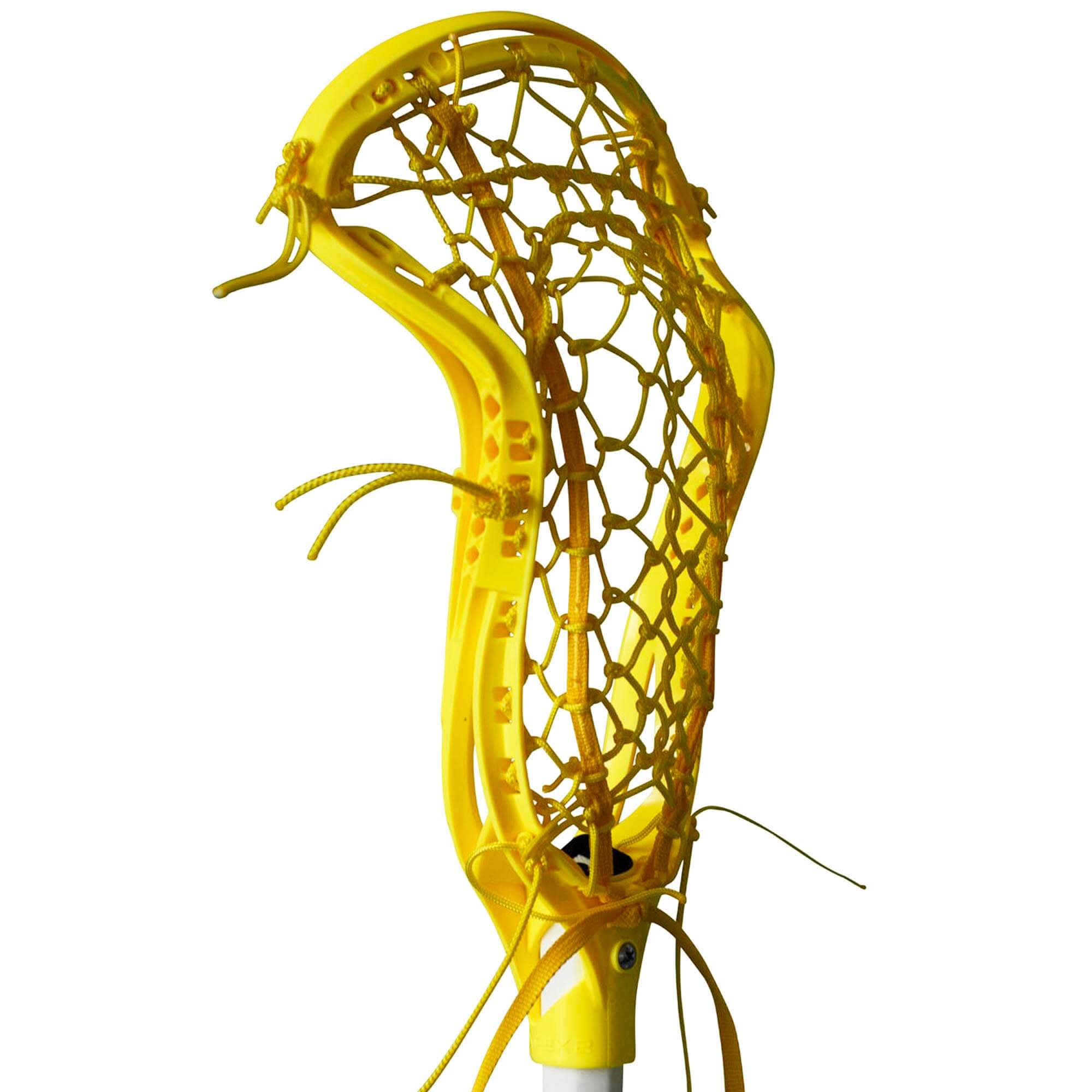 Gait Apex 2 Women's Lacrosse Head - Flex Mesh - yellow | Top String