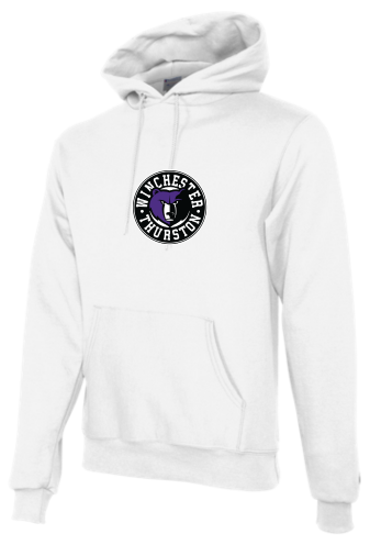 WT Adult Champion - Powerblend Hooded Sweatshirt - White