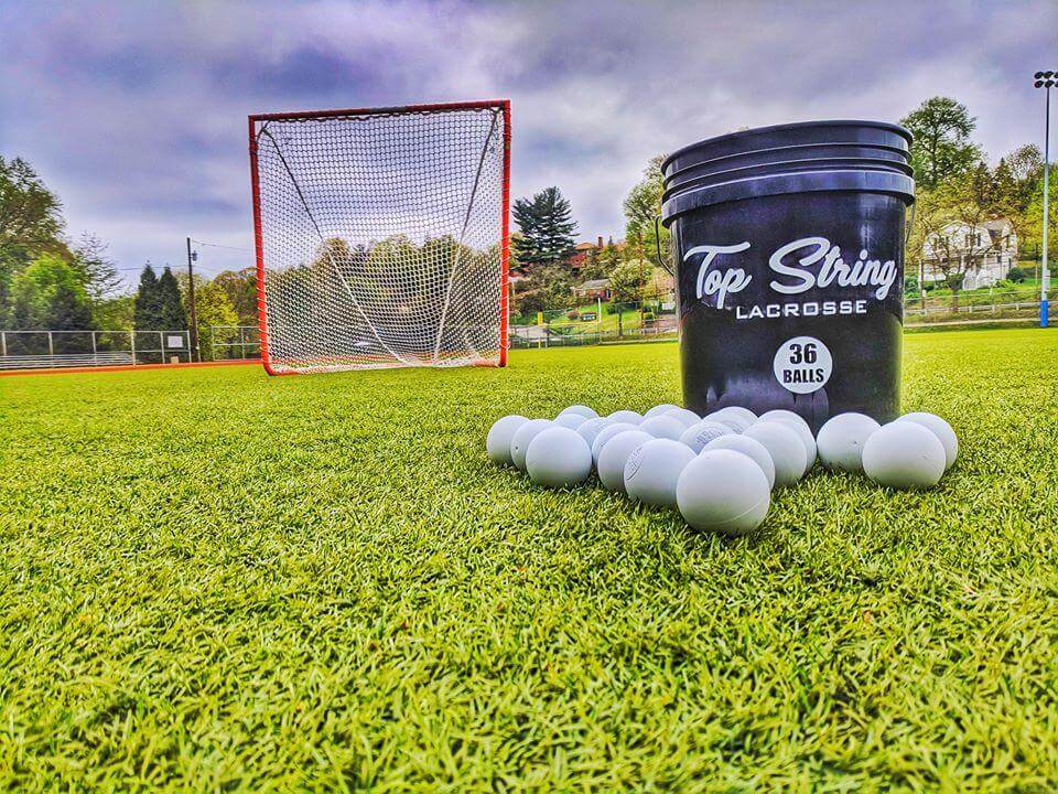 Bucket of Lacrosse Balls - 36 ct. - Top String Lacrosse