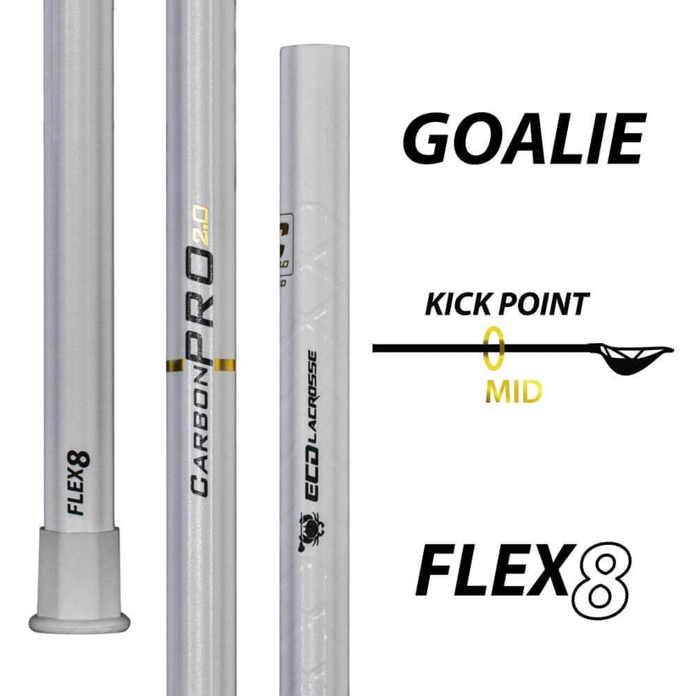 ECD CARBON PRO 2.0 Composite Goalie Lacrosse Shaft - Top String Lacrosse