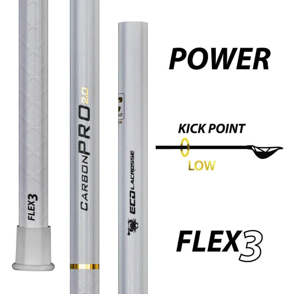 ECD Carbon Pro 2.0 Power Composite Attack Lacrosse Shaft - Top String Lacrosse
