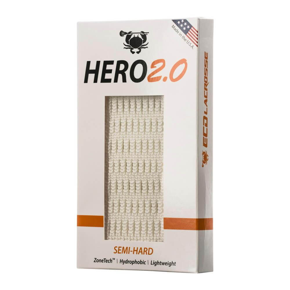 ECD Hero 3.0 Semi-Hard Lacrosse Mesh - Top String Lacrosse