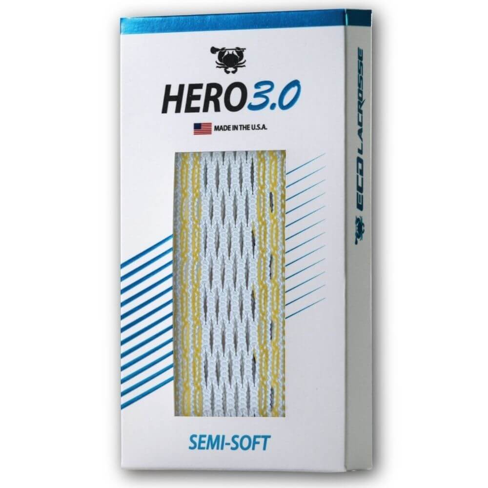 ECD Hero 3.0 Colors Storm Striker Lacrosse Mesh - Top String Lacrosse
