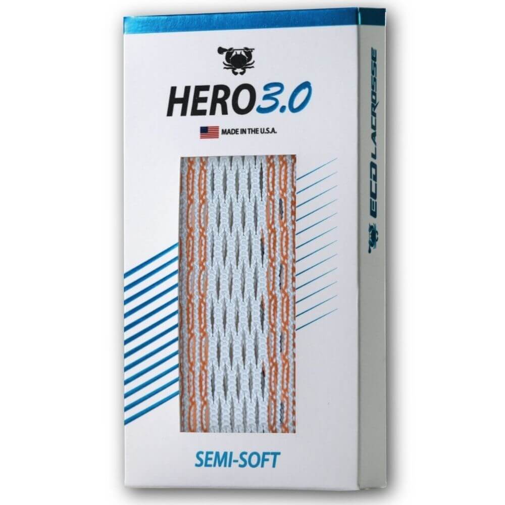 ECD Hero 3.0 Colors Storm Striker Lacrosse Mesh - Top String Lacrosse