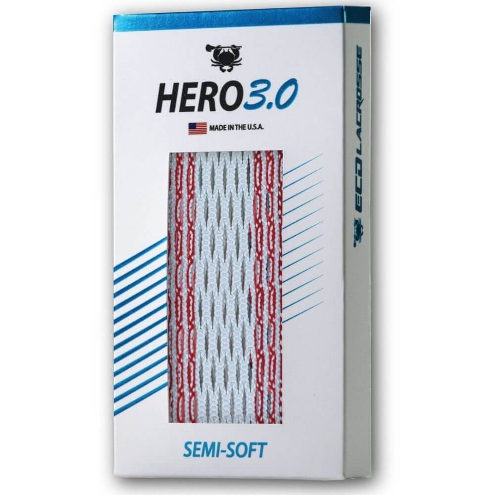 ECD Hero 3.0 Colors Storm Striker Lacrosse Mesh - Top String Lacrosse