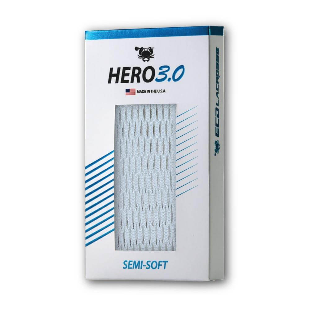 ECD Hero 3.0 Semi-Soft Lacrosse Mesh - Top String Lacrosse