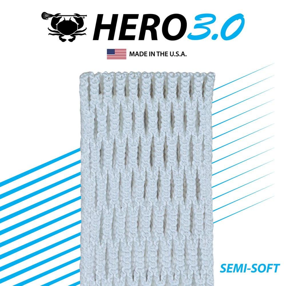 ECD Hero 3.0 Semi-Soft Lacrosse Mesh - Top String Lacrosse