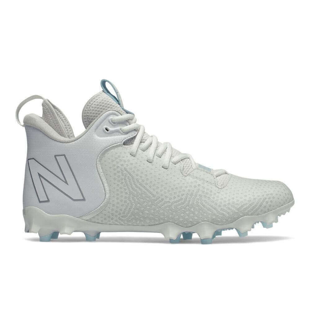 New Balance Freeze 3.0 White Lacrosse Cleats - Top String Lacrosse