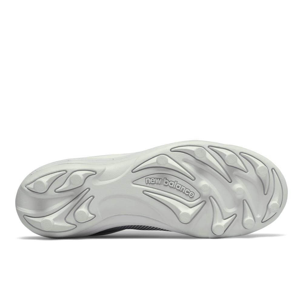 New Balance Rush V2 Jr White Lacrosse Cleats - Top String Lacrosse