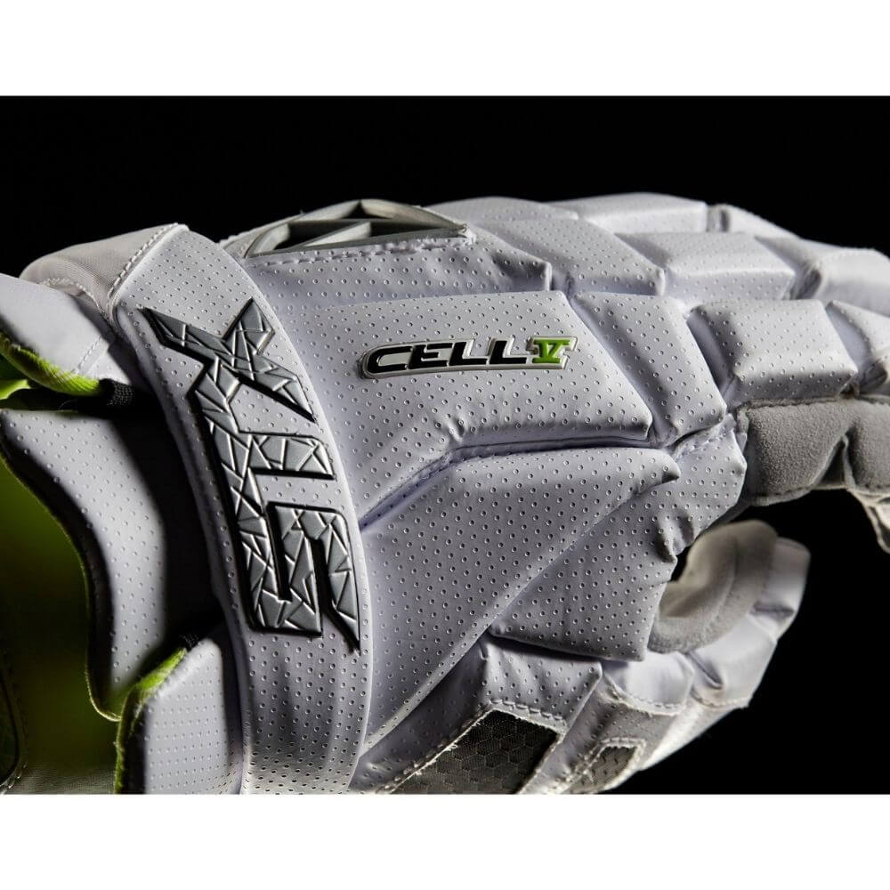 STX Cell V Lacrosse Gloves - Top String Lacrosse