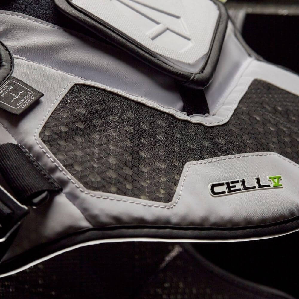 STX Cell V Lacrosse Shoulder Pads - Top String Lacrosse