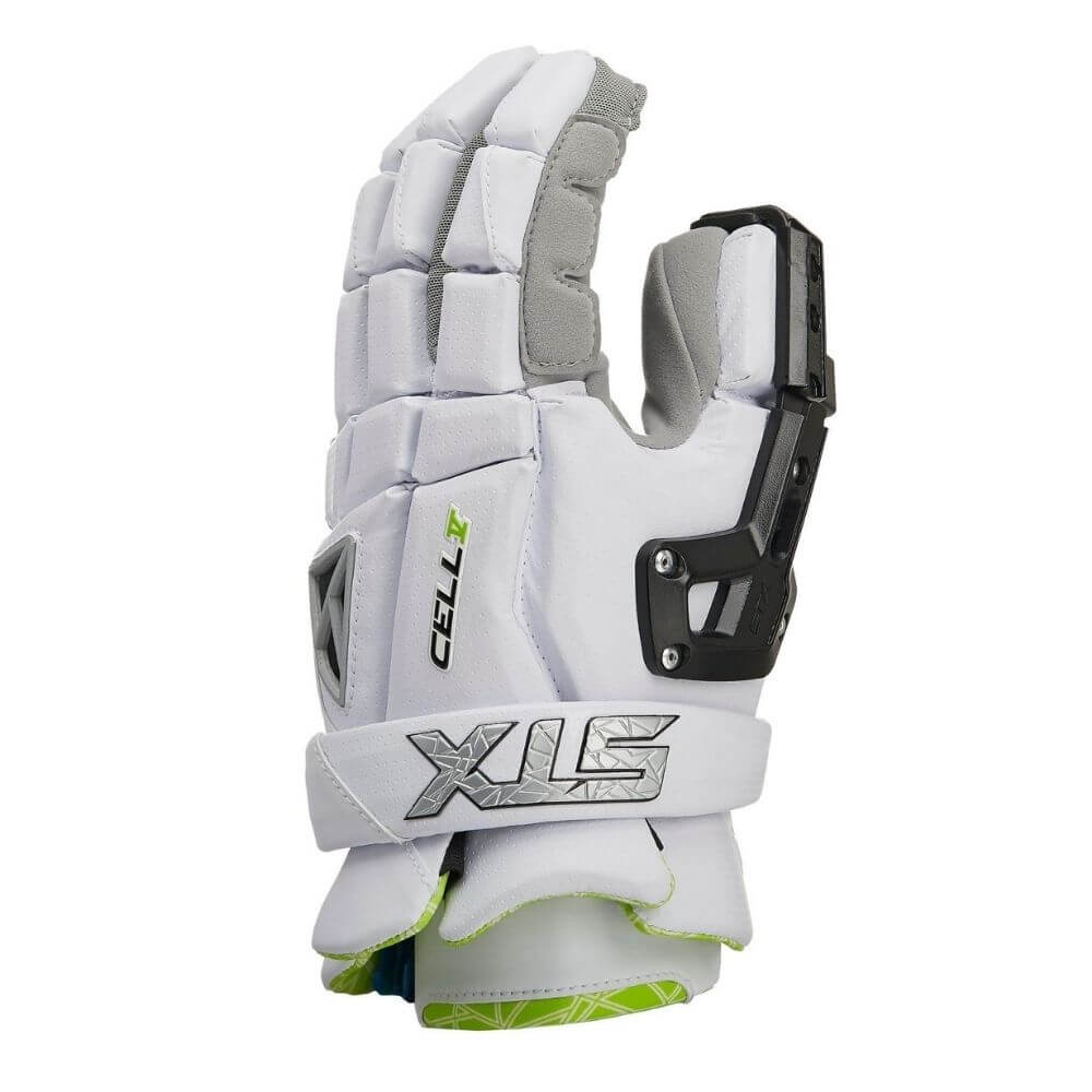 STX Cell V Lacrosse Goalie Gloves - Top String Lacrosse