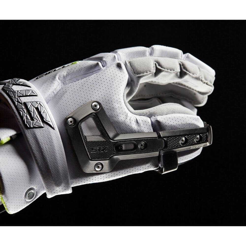 STX Cell V Lacrosse Goalie Gloves - Top String Lacrosse
