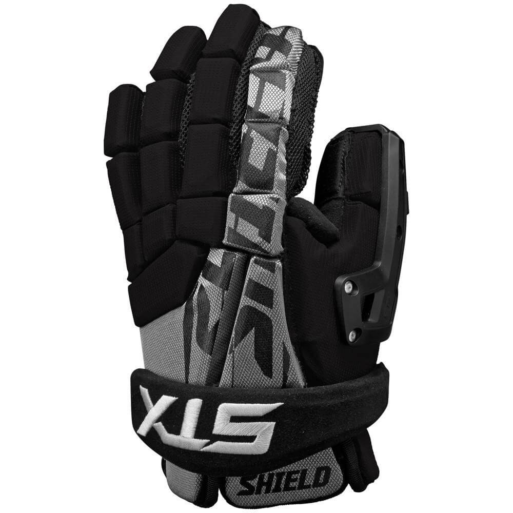 STX Shield 300 Lacrosse Goalie Gloves - Top String Lacrosse