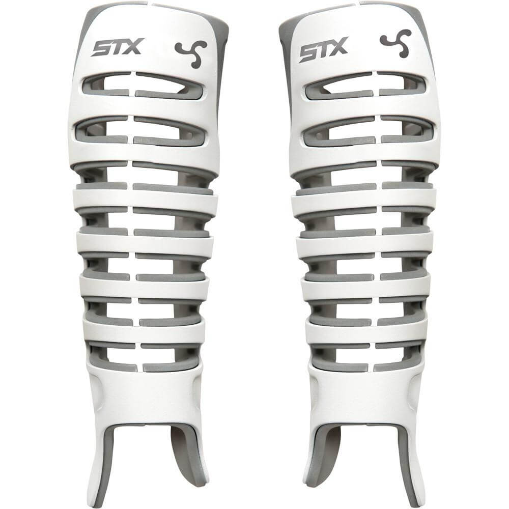 STX Valor Lacrosse Goalie Shin Guards - Top String Lacrosse