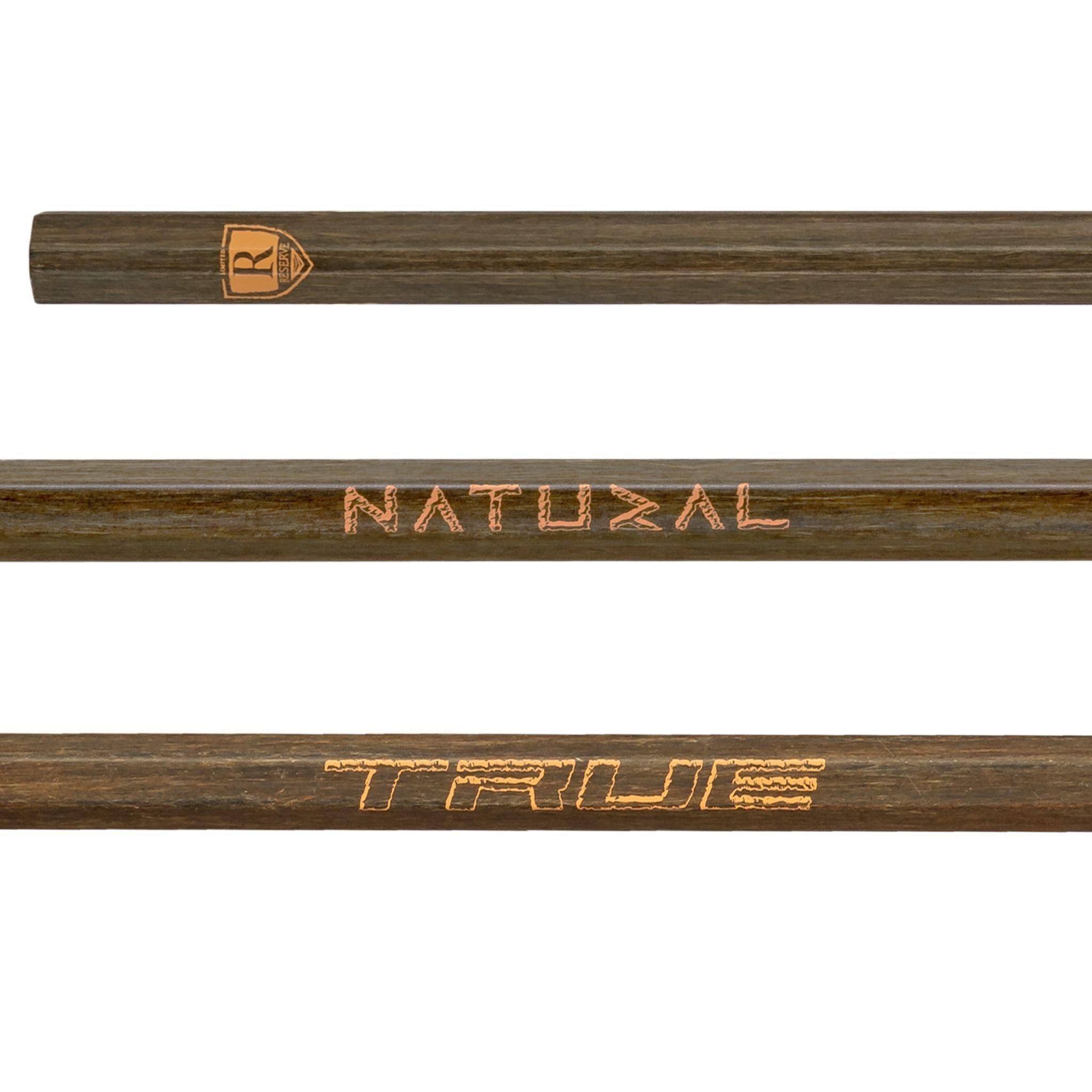 TRUE Natural LIMITED EDITION Composite Men's Attack Lacrosse Shaft - Top String Lacrosse