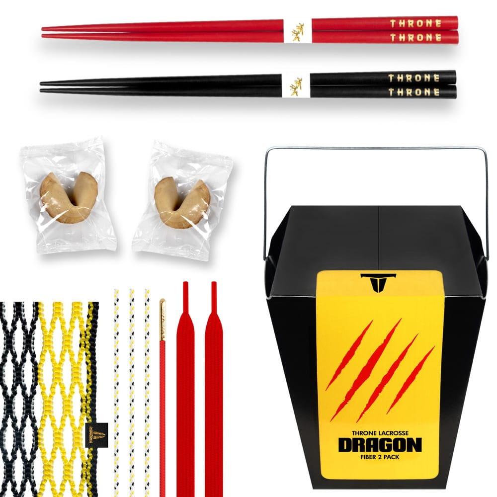 Throne Fiber 2 LE Dragon Pack Lacrosse Mesh | Top String Lacrosse