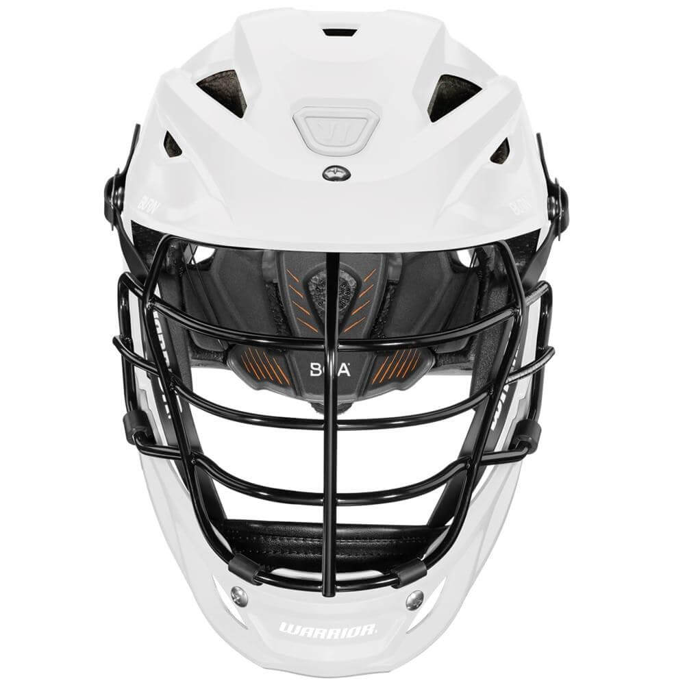 Warrior Burn Lacrosse Helmet - White - Top String Lacrosse