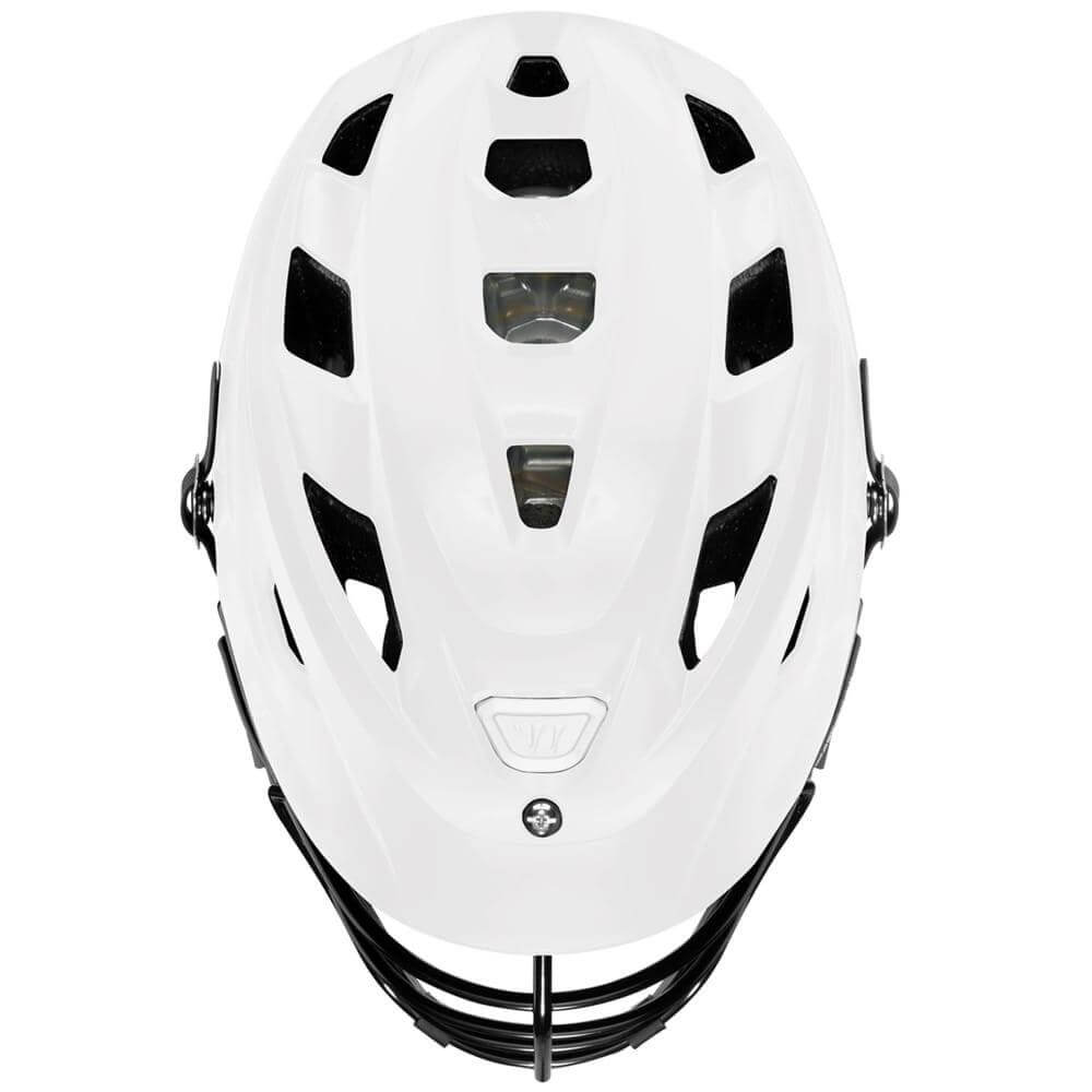 Warrior Burn Lacrosse Helmet - White - Top String Lacrosse