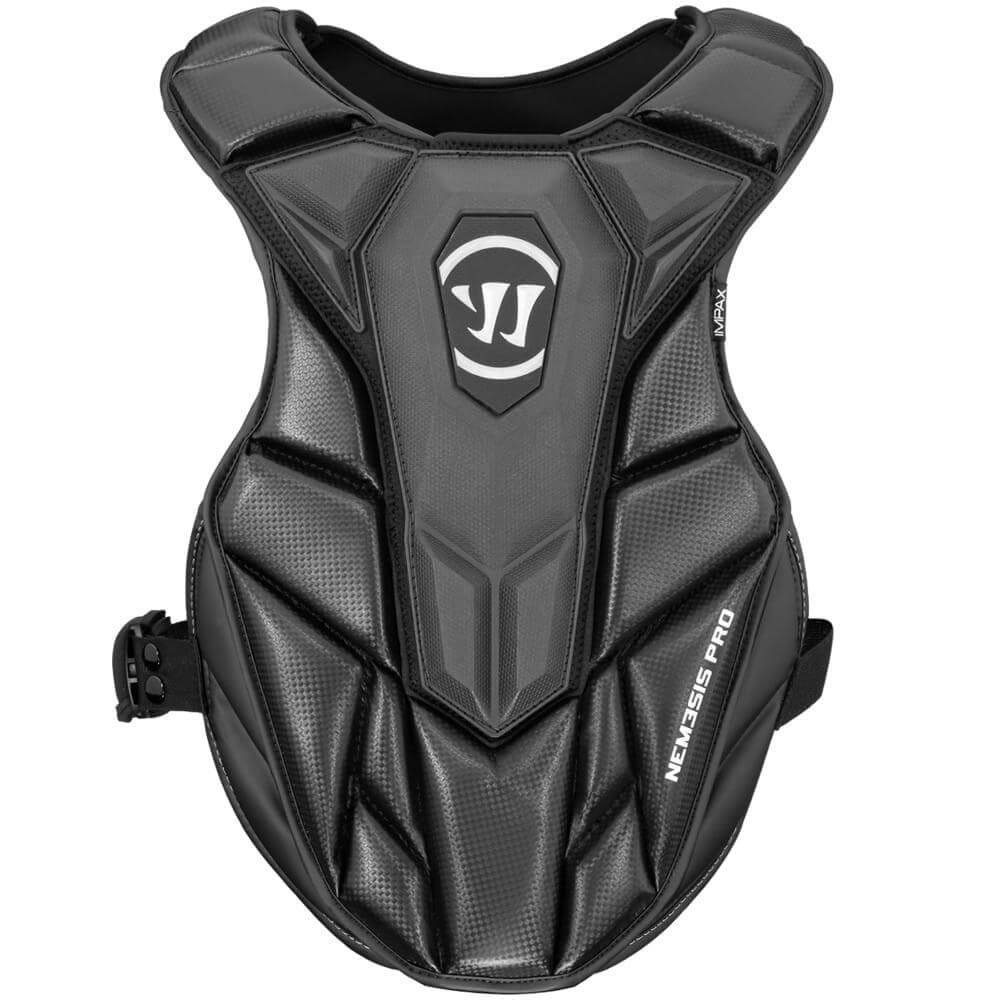 Warrior Nemesis Pro Lacrosse Goalie Chest Pad - Top String Lacrosse